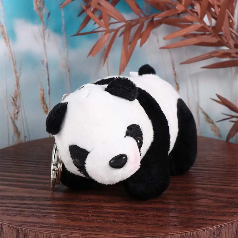 Birthday Gift Small Gift Bag Charm Cartoon Car Keychain Plush Key Ring Panda Keychain Backpacks Key Ring Plush Keychain