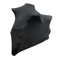 Universal Motorcycle Cover All Weather for Motorcycles, Elastic Outdoor Against Dust Full Cover Sun UV Protection