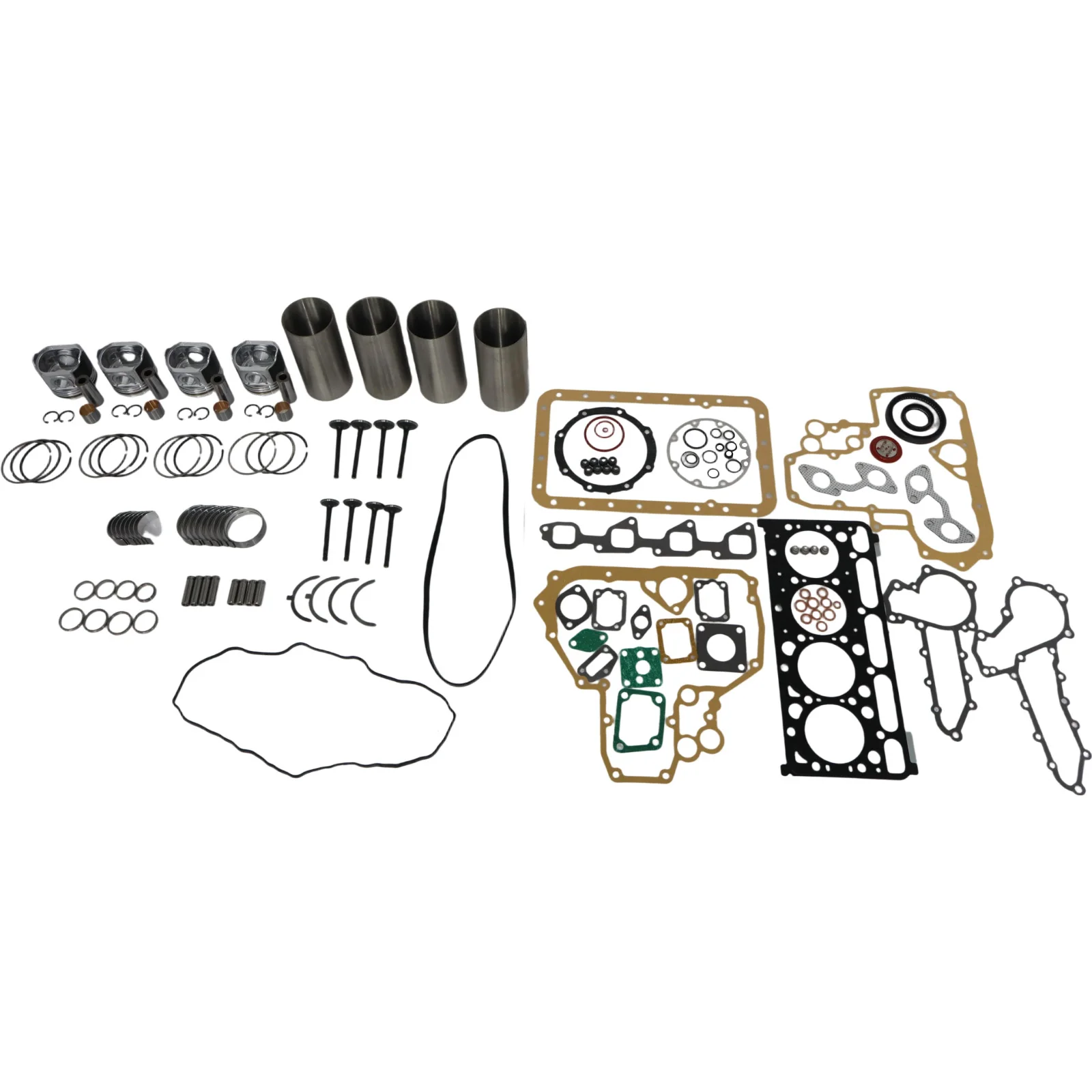 Overhaul Rebuild Kit For Kubota V2003-M-DI V2003-DI Direct Injection Engine Bobcat Loader Piston 1G770-21110