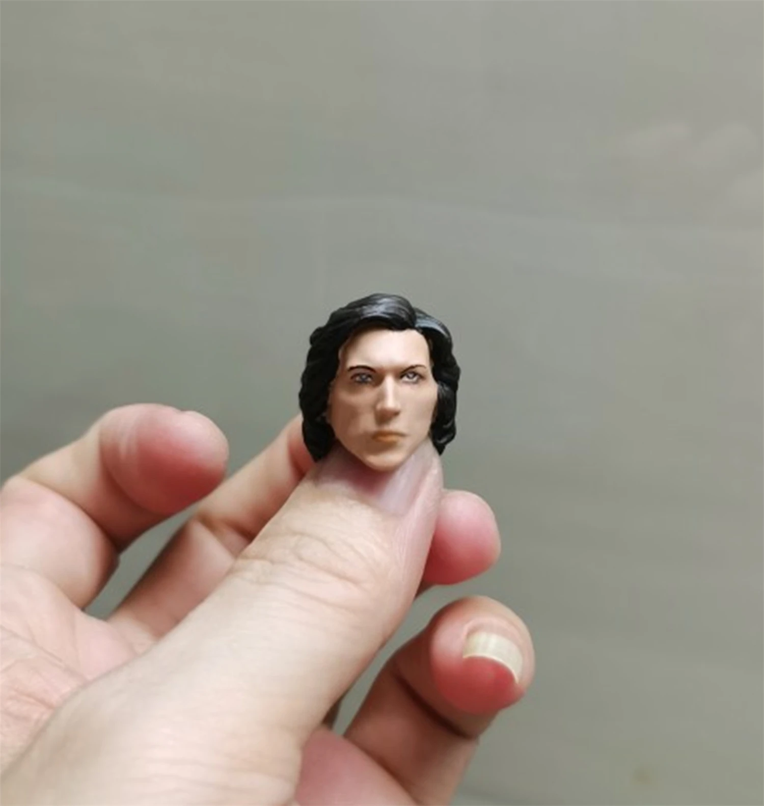 

1/12 Scale Head Carving Adam Douglas Driver Male Soldier American Star Model PVC Mini Static 6 Inch Action Figure Body Doll "