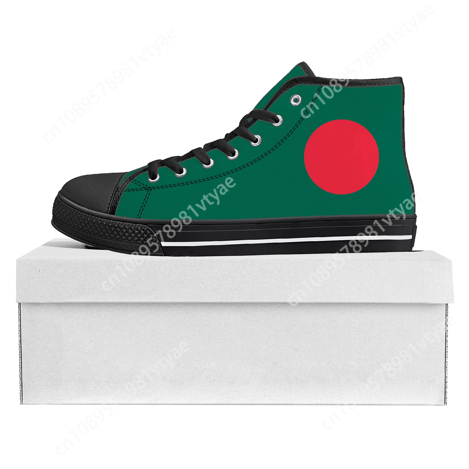 

Bangladesh Flag High Top High Quality Sneakers Mens Womens Teenager Canvas Sneaker Bangladesh Casual Couple Shoes Custom Shoe