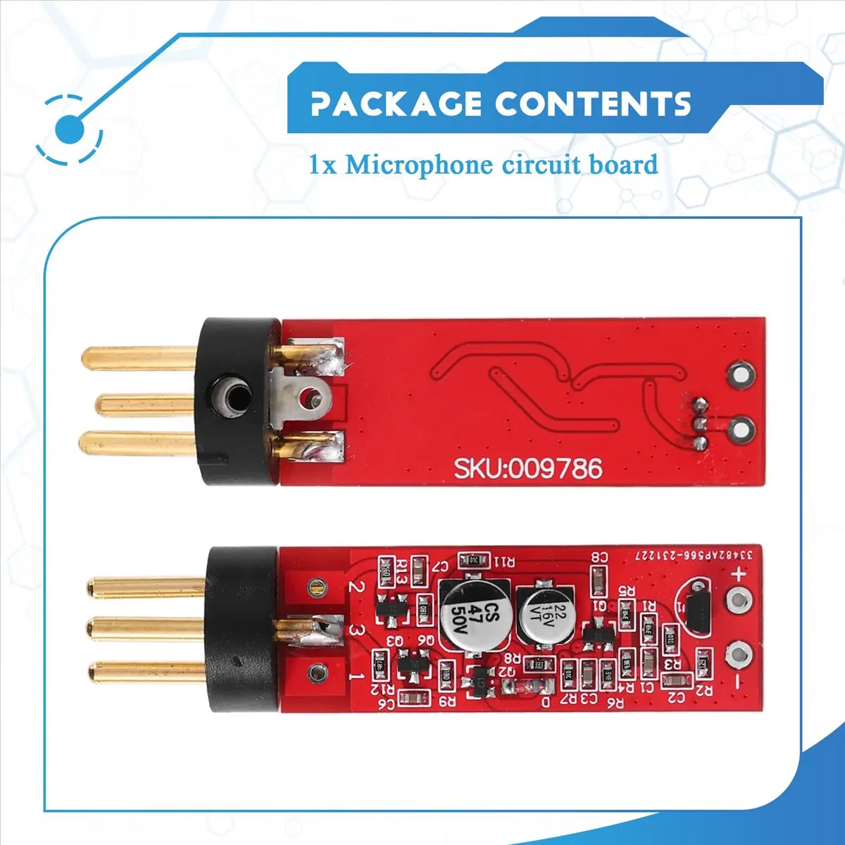 Brave-phragme biberon condensateur Microphone enregistrement Microphone bricolage Production réparation carte de Circuit imprimé modifié avec prise