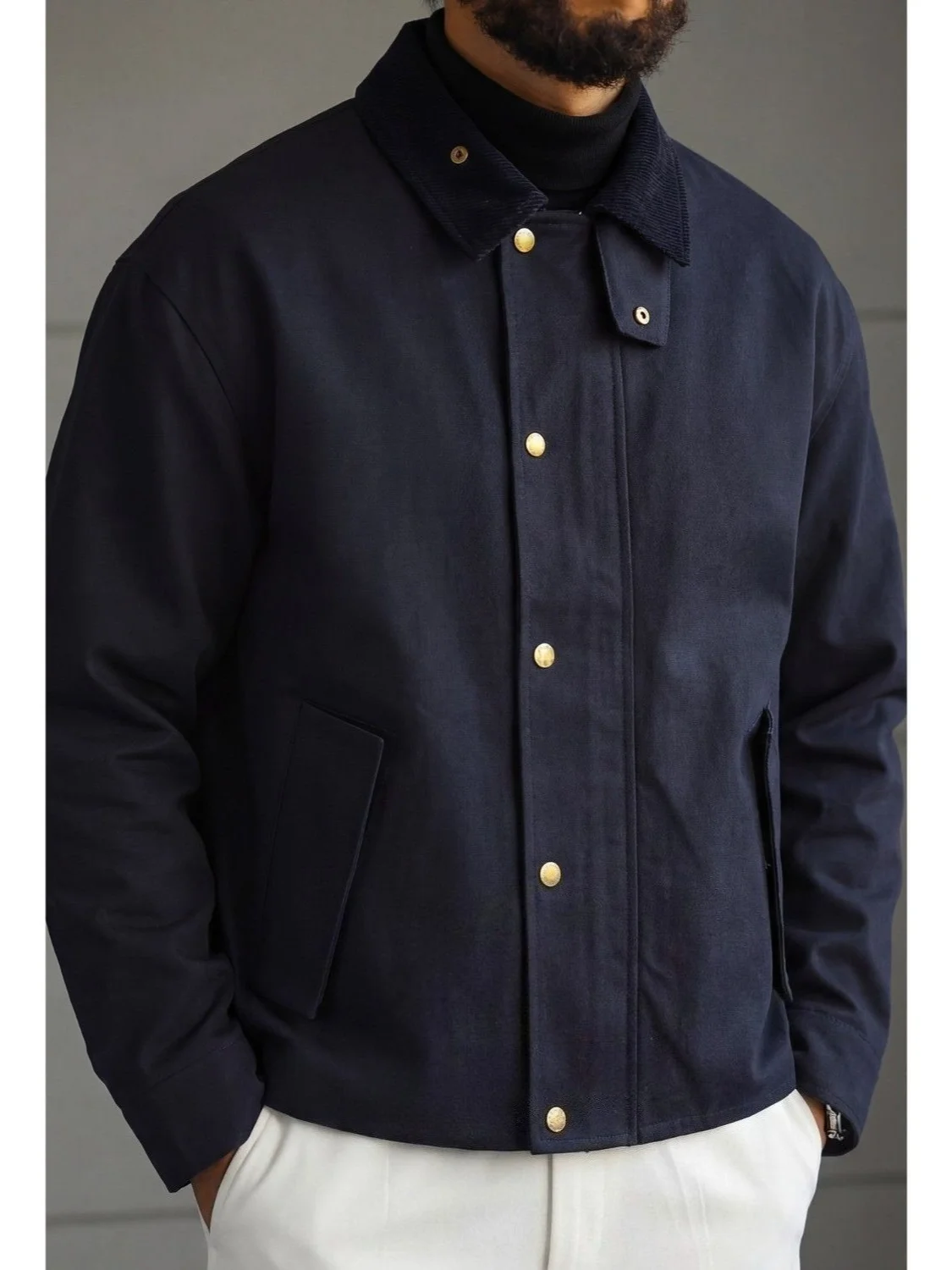 Men's Safari Cargo Jacket American Vintage Lapel Collar Snap Button Coat Spring Fall Techwear Workwear Casual Outerwear