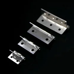 1PC Self Closing Spring Door Hinge Stainless Steel Hardware 1/1.5/2/2.5 Inch For Windows Cabinets Jewelry Boxes