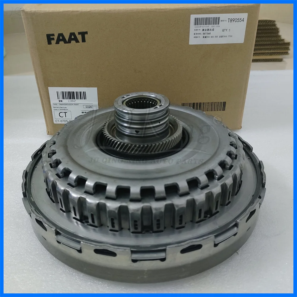 

Transmission Double Clutch Assembly w Buffer Disc 6DCT360 DCT360 A890629 For MG MG6 Roewe Zotye Ford 1268154A-QX 10010218