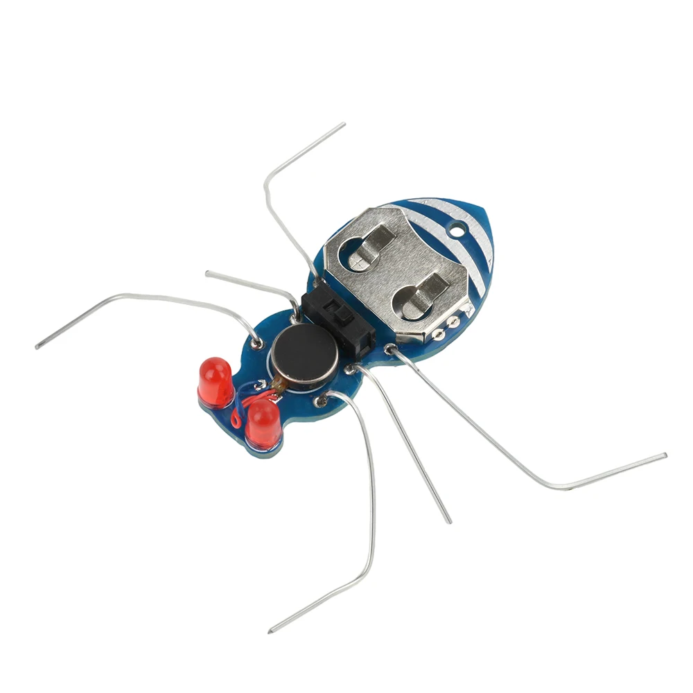 Insect Shape Electronic Diy Kit Beginner Learn To Solder Fun Kit Handmade Gift Fit Student Experiment Parent-Child Interaction