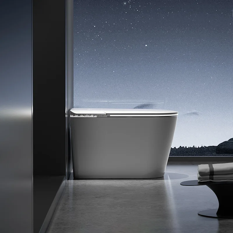 Household Smart Toilet Electric Red Light Physiotherapy Induction Instant Heating Integrated Toilet Built-in Fragrance Foam Shie