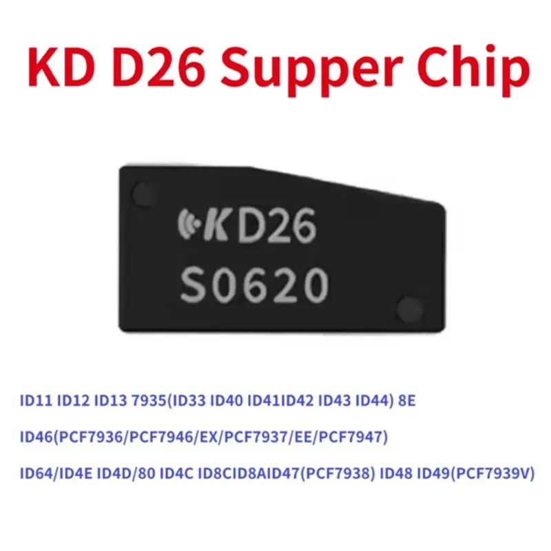 Limited Time Offer 5Pcs KEYDIY D26 Super Chip Supports Generating 8A 8C PCF7935 PCF7936 ID46 ID47 ID48 ID49 ID4E For KD-X2 KD-MA 4