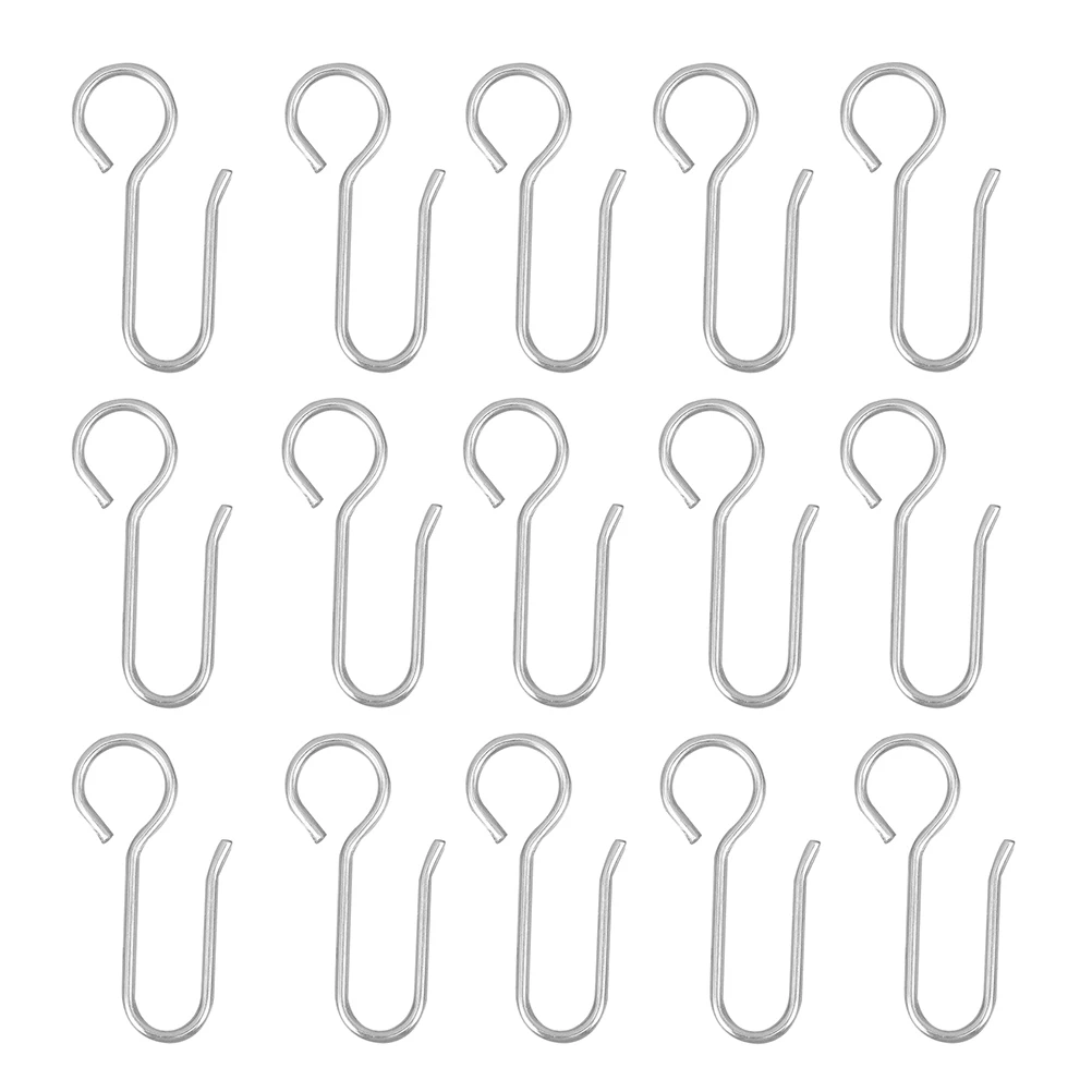 

Ceiling Decoration Hooks for Hanging Curtain Track Silver Steel Bright Galvanized