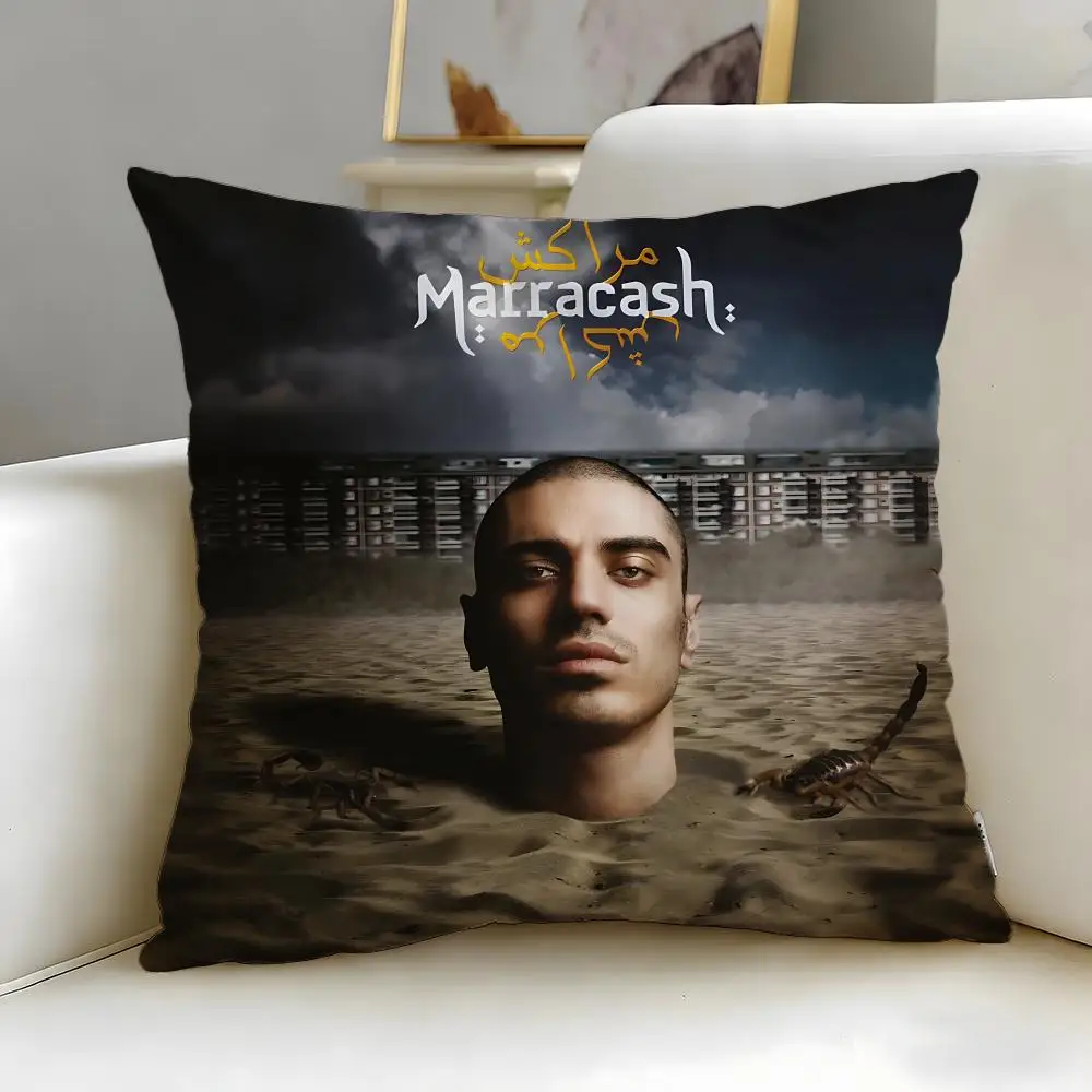Celebrity Marracash Cushion Cover Soft & Easy-Wash Pillow Case – Versatile for Couch, Bed, Travel and Office