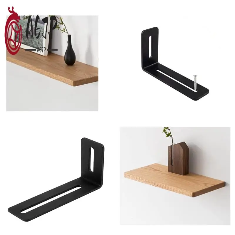 

A67P-4 дюйма, 8 шт., сверхмощные L-образные кронштейны, прямоугольные кронштейны для дерева, L-образная угловая скоба с прорезью