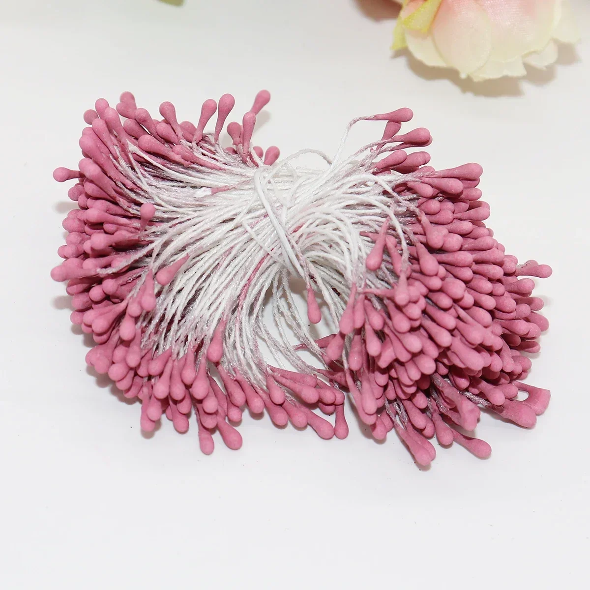 400pcs 1.5mm Mini Stamen Handmade Artificial Flowers For Wedding Party Home Decoration DIY Christmas Scrapbook Accessories