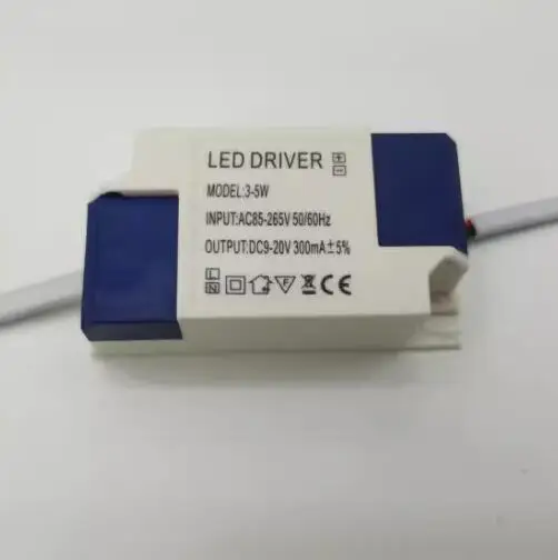 External 3-5X1W LED Driver Power Supply, Tube Light, 3W4W5W Ceiling Light, Spotlight Power Supply, Lamp Cup Constant Current