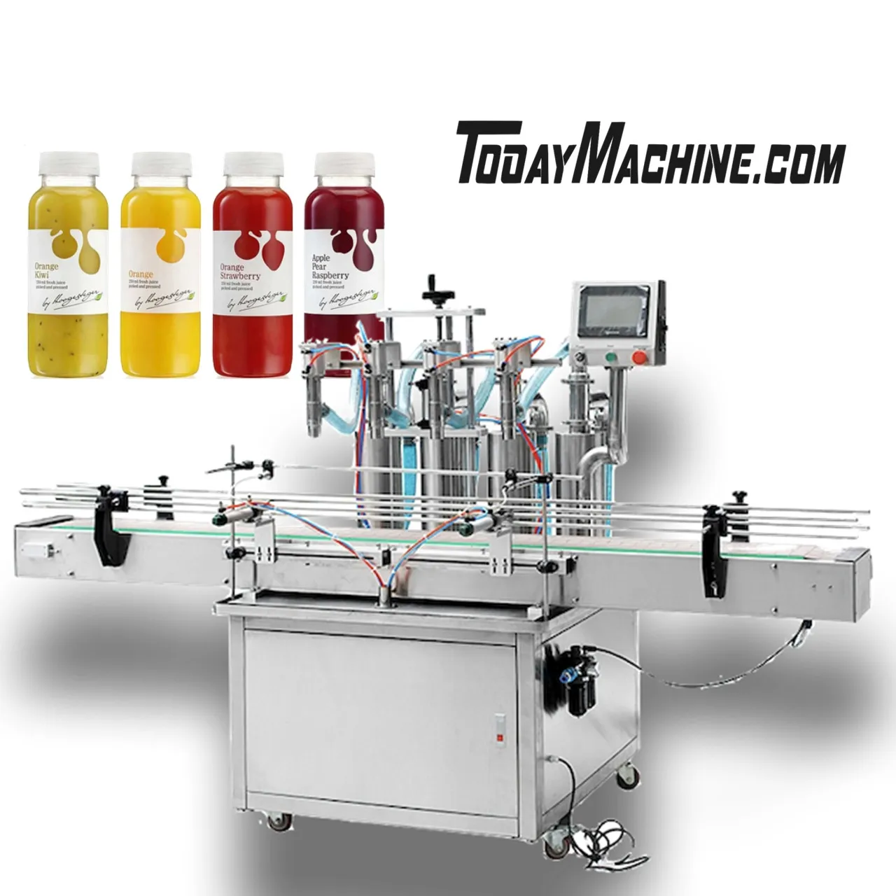 Automatic Production Line Bottle Liquid & Paste Filling Machine