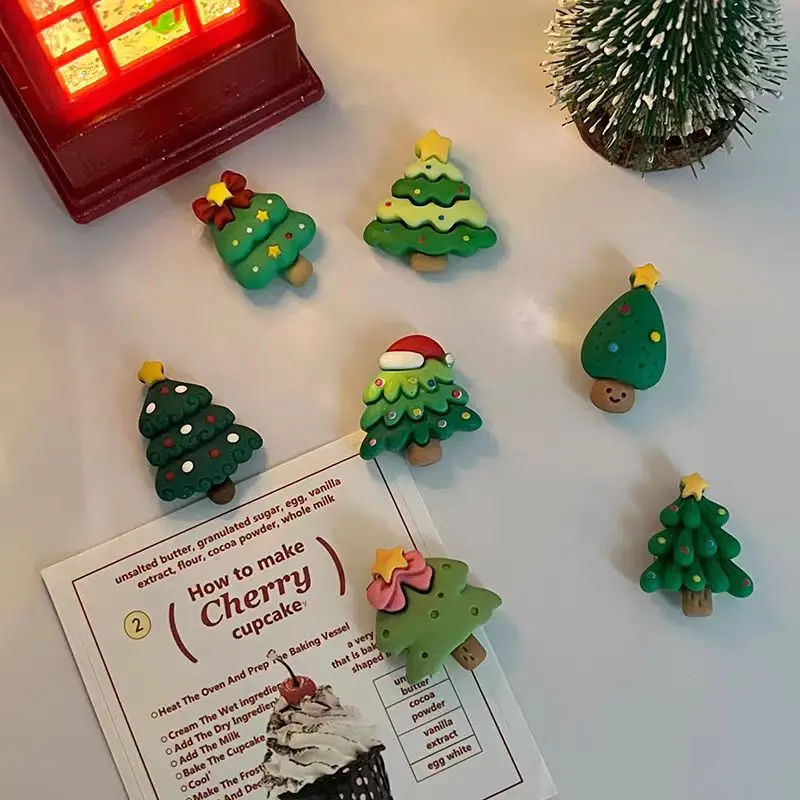 شجرة عيد الميلاد المغناطيسي المصغرة ، صورة الثلاجة الزخرفية ، شخصية خلاقة #2