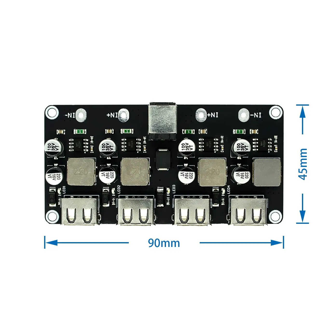 USB QC3.0 QC2.0 DC-DC Buck Converter Charging Step Down Module 6-32V 9V 12V 24V to Fast Quick Charger Circuit Board 3V 5V 12V