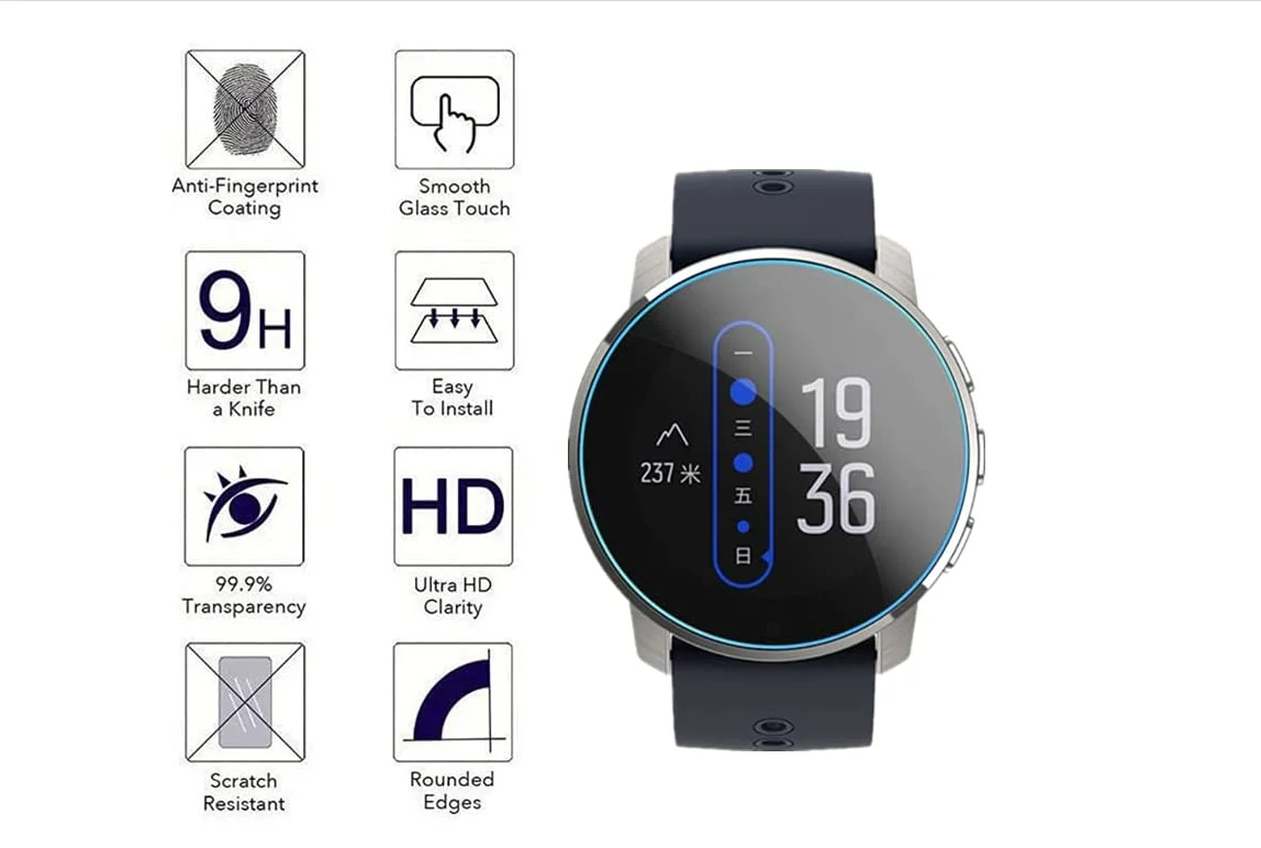 2-10PcsTempered สำหรับ Suunto 9 Peak 45มม.ป้องกันหน้าจอไม่กระจก Anti-Breakage นาฬิกาอุปกรณ์เสริม