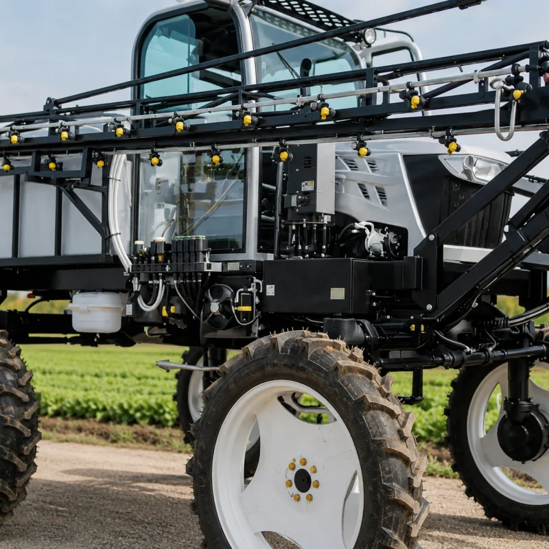 Self Propelled Boom Sprayer With Stable Four Wheel Chassis For Corn Wheat And Soybean Fields Manufacturer Supply For Dealers