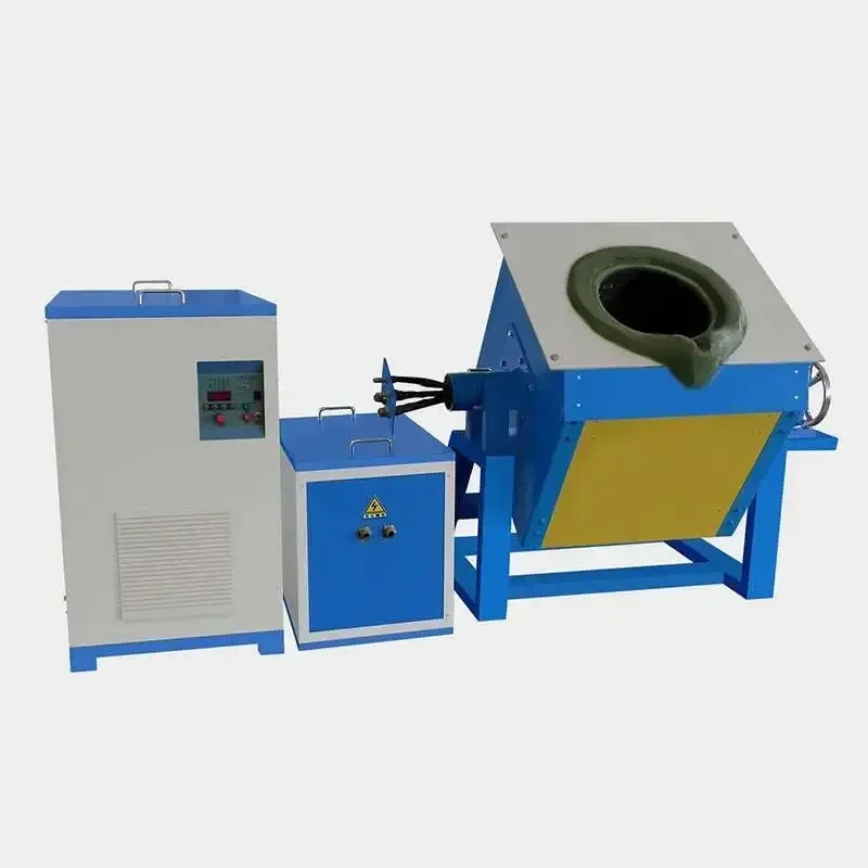 15/25/35/165 KW Aluminum Bronze Steel Melting Furnace High Temperature Iron Induction Smelting Hine Cast Equipment