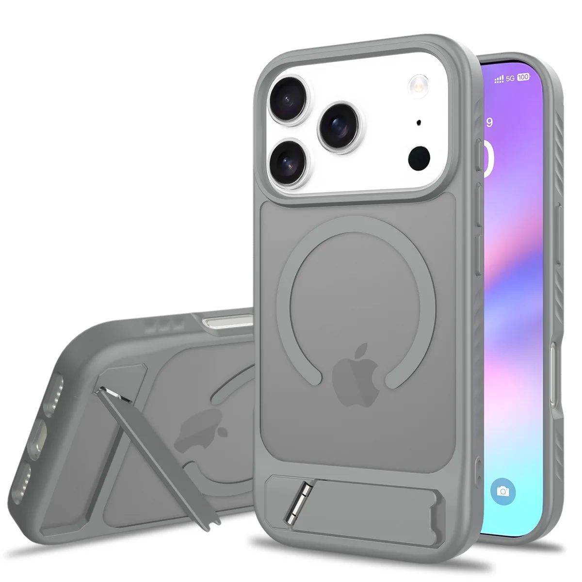 

Magnetic MagSafe Case for iPhone 17 Pro Max in Air Translucent Matte with Soft Silicone Shockproof Protective PC Back Cover