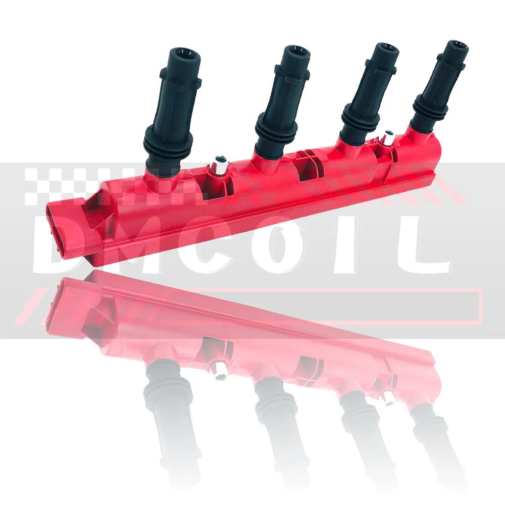 Red Performance Ignition Coil For Chevy AVEO CRUZE ORLANDO TRAX Opel ASTRA CORSA MERIVA 1.2 1.4 09-19 55573735 1208092 19005362