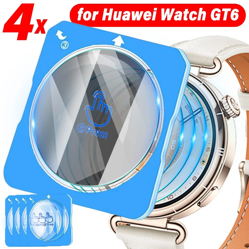 

Easy Installation Tempered Glass Screen Protector for Huawei Watch GT 6 Pro 46mm with Alignment Tool for Huawei Watch GT6 41mm