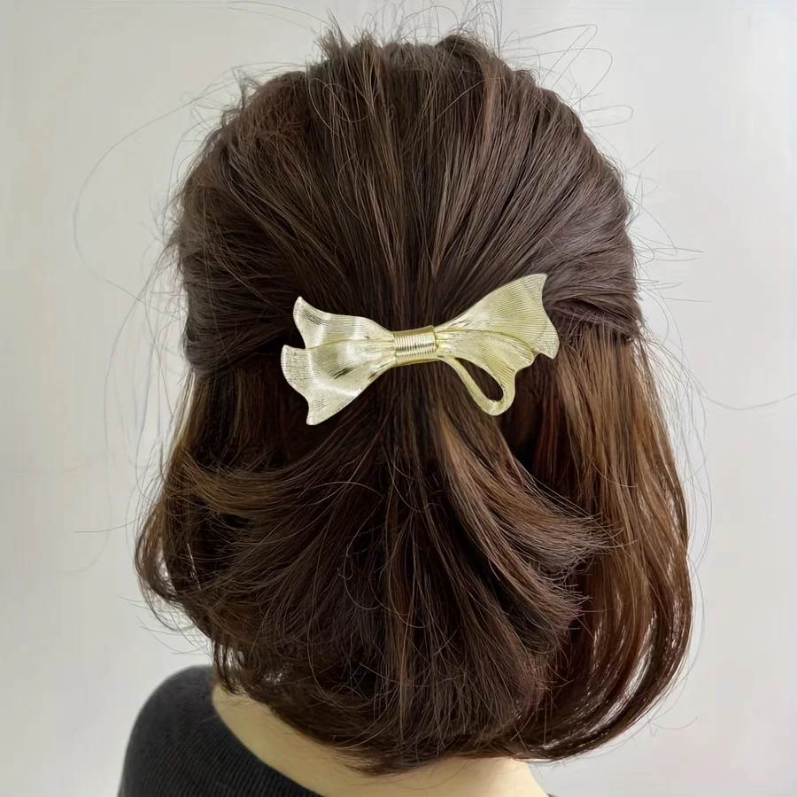 2er-Set Damen-Haarspangen aus Legierung im Punk-Stil mit geometrischem Design, französischer Stil, für dünnes Haar, halbes Haar, als Geschenk für Damen, für Freizeit und Party – Detail 15