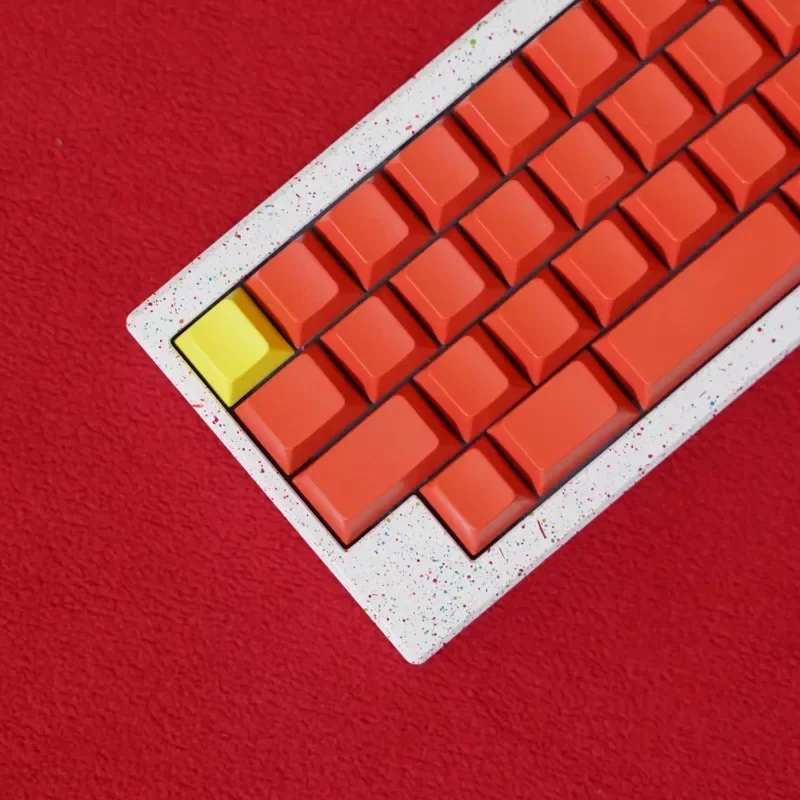 Unique ABS Key Caps Set  Multi-Color 130 Keys Original Cherry Profile DIY Colorful Fit 60%-108% Mechanical Keyboard Accessories