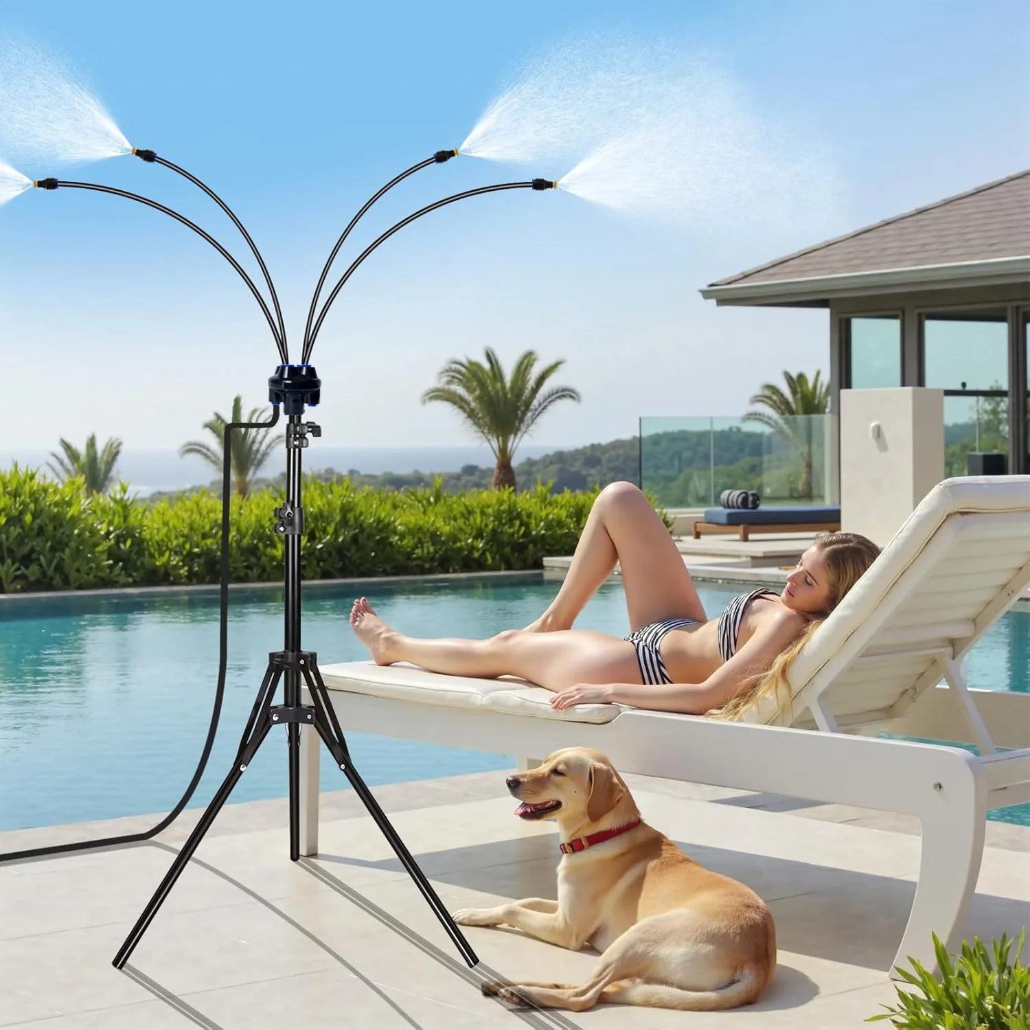 Adjustable Standing Spray Atomizer Portable Automatic Garden Sprayer
