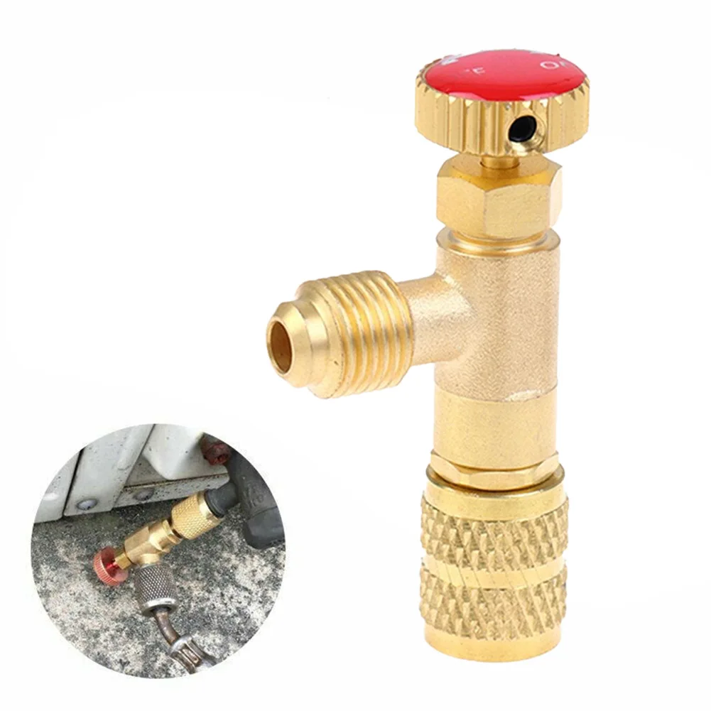 Inch Liquid Safety Valve Adapter R410a Refrigeration Tool Refrigeration Charging Air Conditioning Refrigerantor Liquid Safety