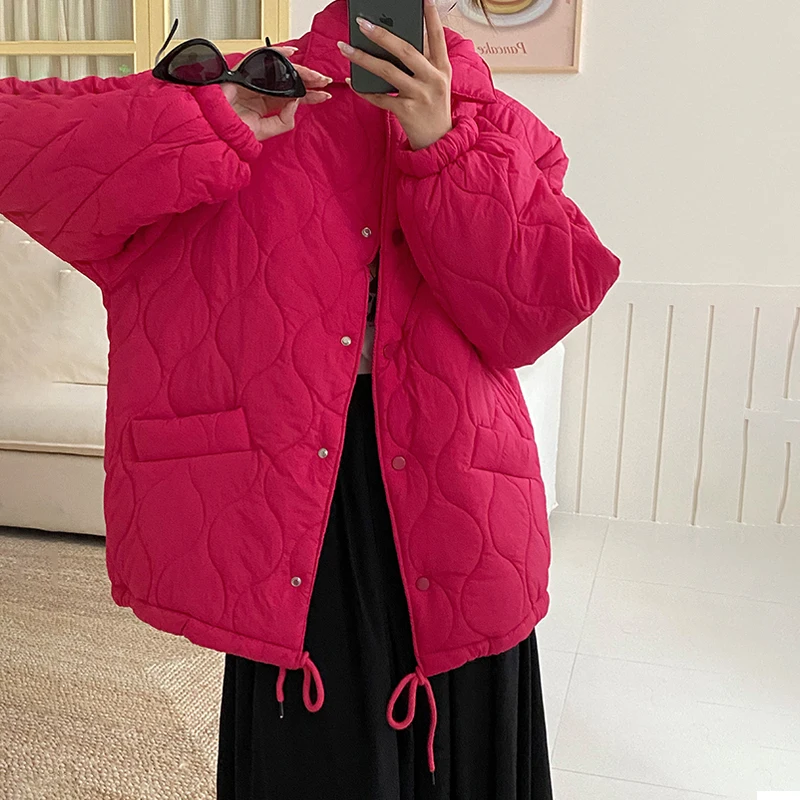 Ladies Fashion Black Coat Women Winter Jacket Woman Clothing Girls Casual Beautiful Warm Outerwear Jackets Female Clothes 3966