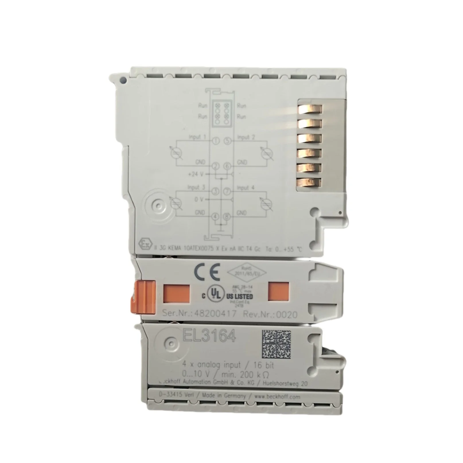 Рисунок 2 - EL3164 EL 3164 Терминал 4-канальный