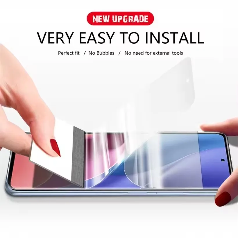 3 قطعة فيلم هيدروجيل ل Umidigi G6 G9 5G G1 G3 زائد ماكس G2 G5A G5C G9A G9C G9T واقي للشاشة لا الزجاج