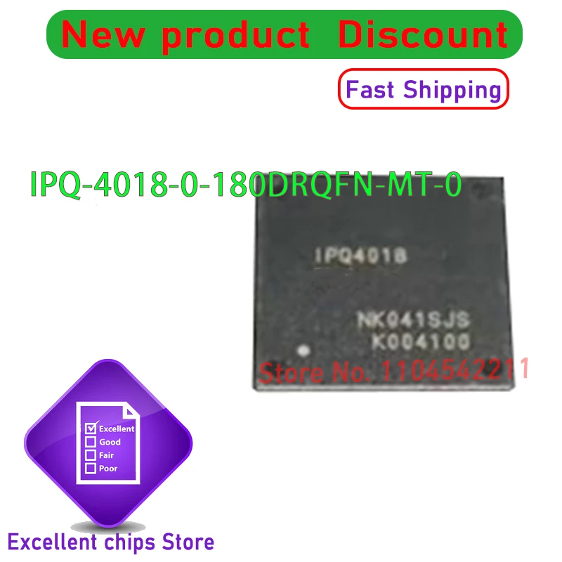 

2-10pcs New IPQ401 IPQ-4018-0-180DRQFN-MT-0 IPQ4018-0VV QFN180 Power management chip