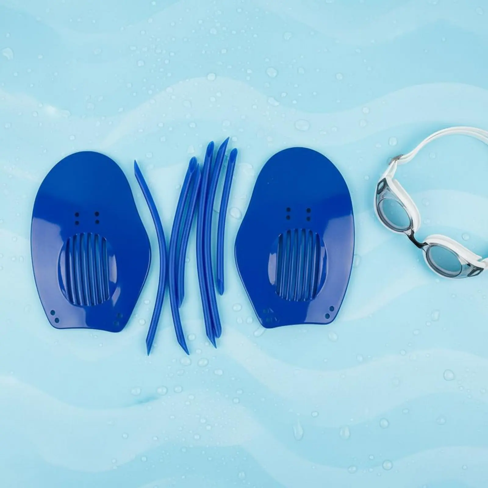 

2 Pieces Swimming Stroke Training Hand Paddles Builds Strength Swimming Training Paddles Water Drag Hand Fins for Beginners