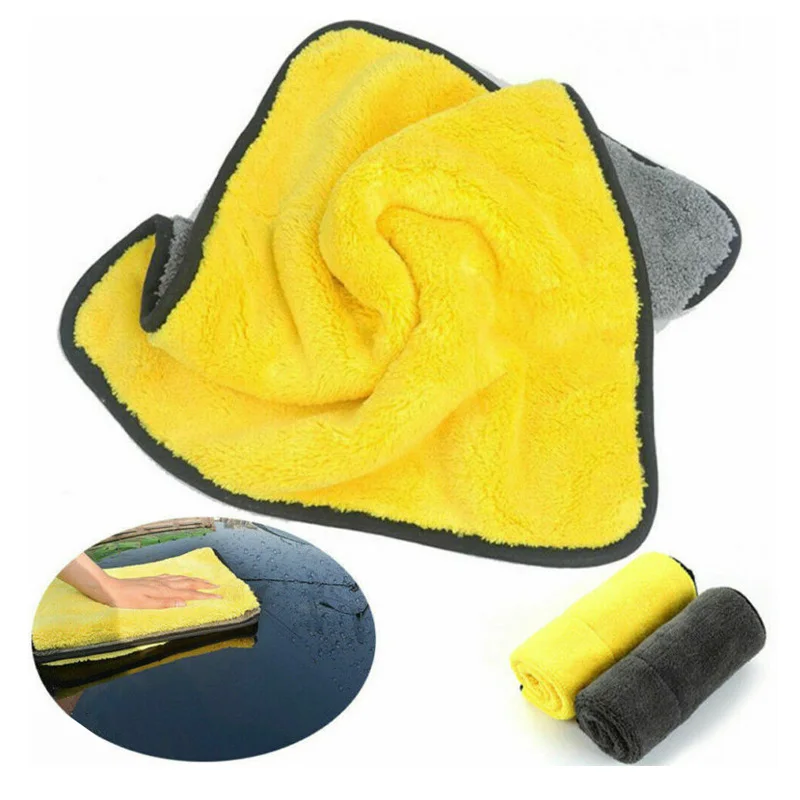 

Microfiber Towel Car Cloth Wash Towel Rag Dry Absorbent Microfiber Cleaning Cloth Car Wash Drying Towel Auto Detailing