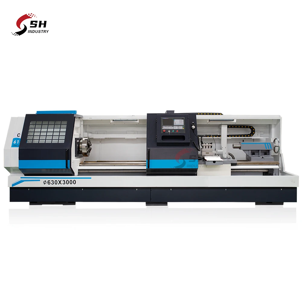 High Precision Controller Ck6163 CK6160 Cnc Lathe Hine For Metal Turning Center