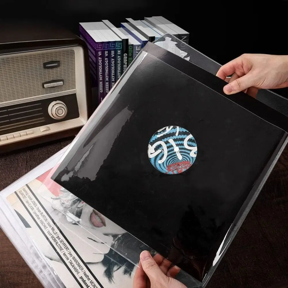 New 7/10/12 inch Vinyl Records Sleeve Resealable Thickened LP Record Cover Record Protection Record