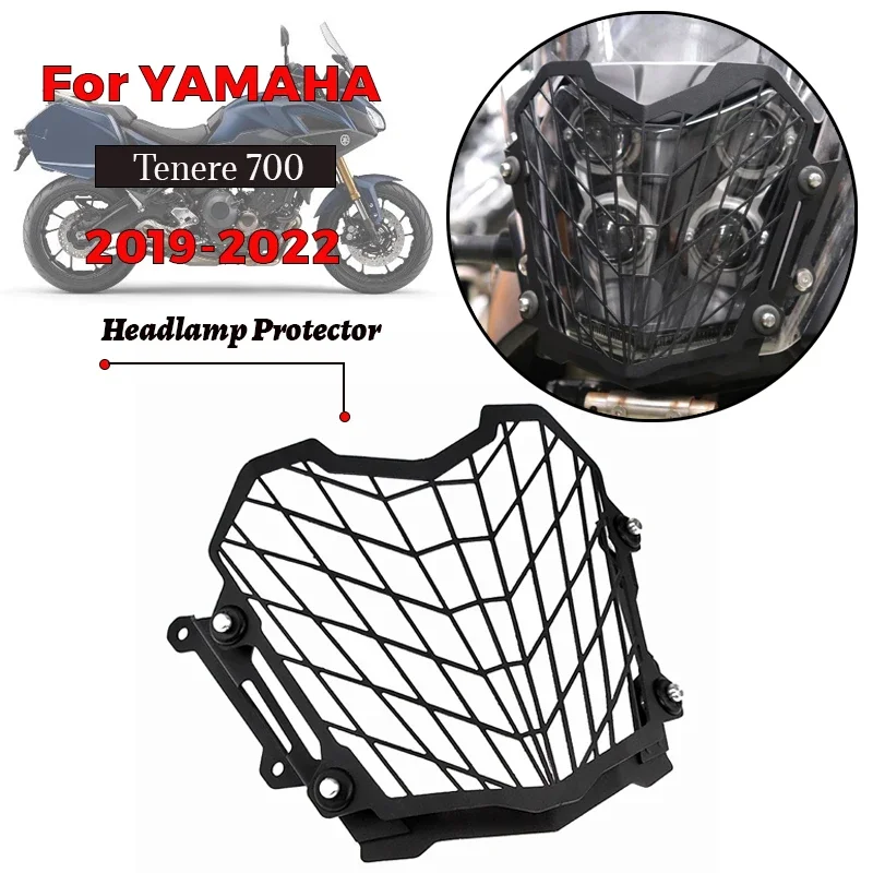 

Headlight Cover Protection Grille Mesh Cover Motorcycle Headlight Protection For Yamaha Tracer 700 2019 2020 2021 2022