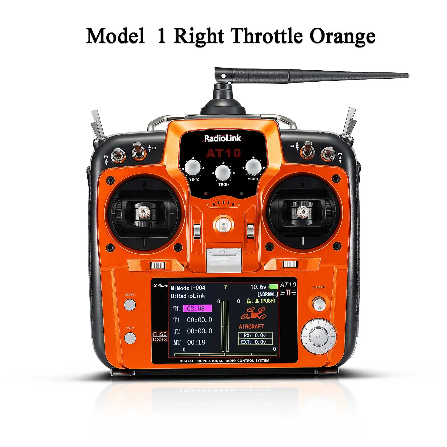 RadioLink AT10 II 12Channels 2.4Ghz RC Transmitter with R12DS Receiver PRM-01 Voltage Return Module for RC Quadcopter Fixed Wing