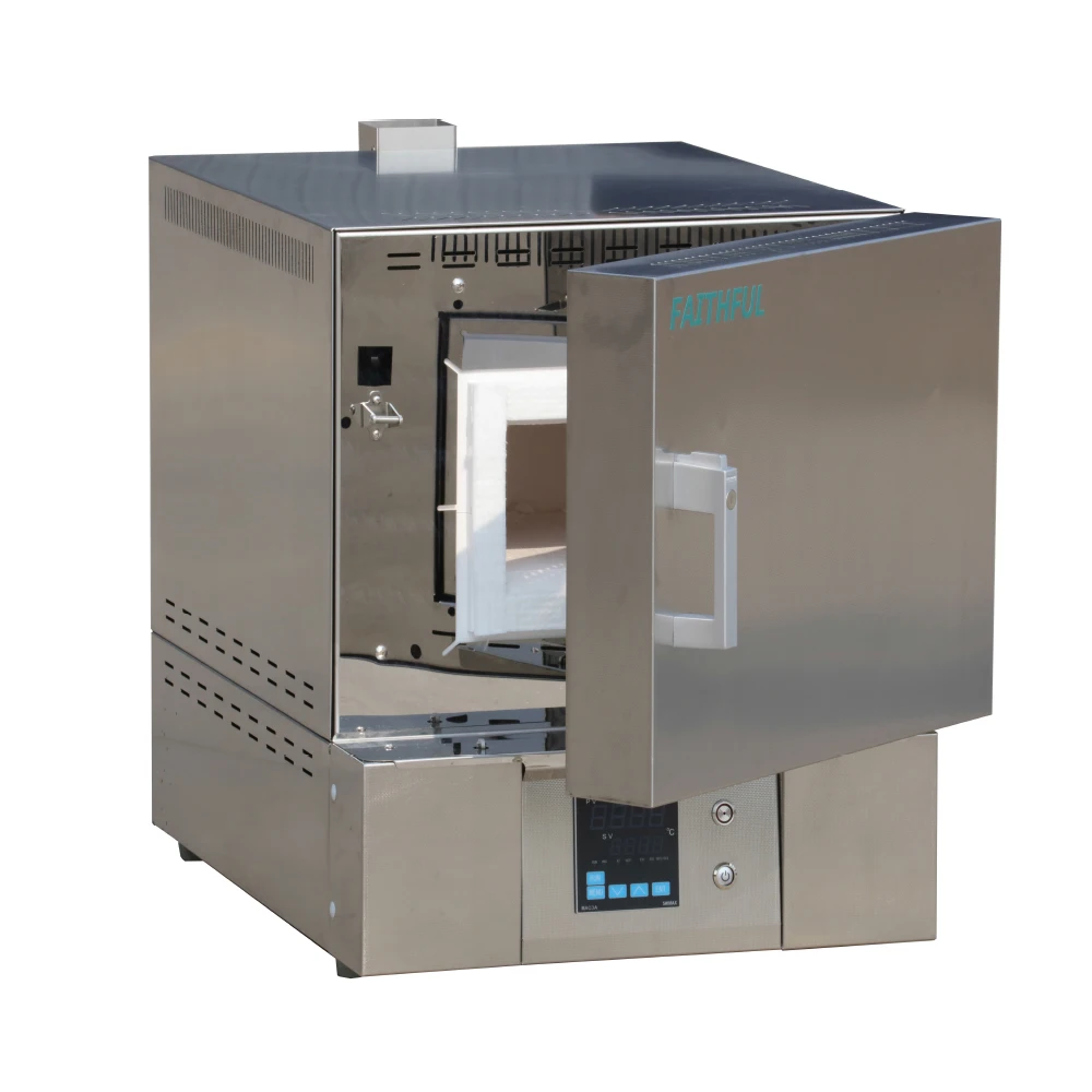 SX4-7 Laboratory 1200 ℃ degrees chamber ceramic fiber muffle furnace 7L