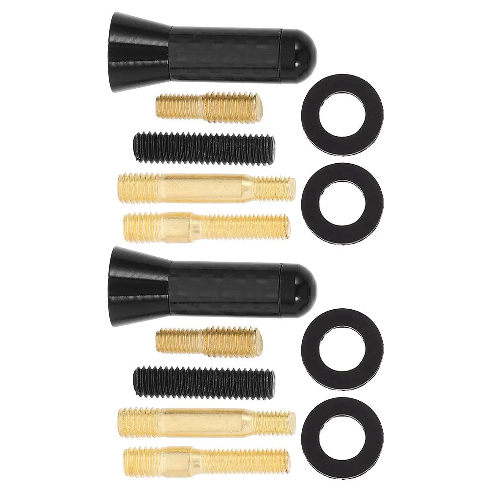 

2Sets Universal Carbon Fiber Car Antenna Lightweight Durable Stylish Design Easy Installation Superior Signal Reception