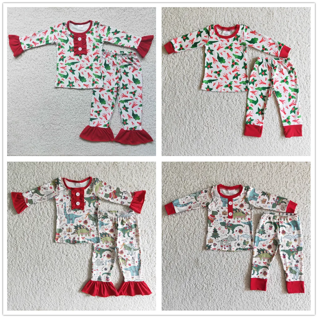 

Hot Selling RTS Toddler Christmas Clothes Outfit Kids Siblings Apparels Suits Baby Winter Pajamas Sets