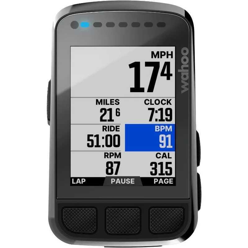 Wahoo ELEMNT Bolt V2 GPS Cycling/Bike Computer, Black