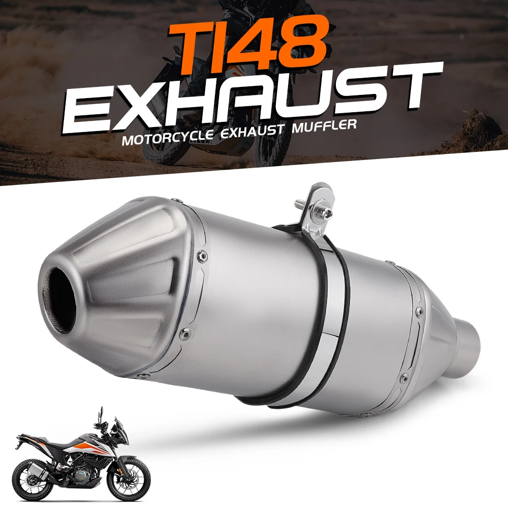

TI48 motorcycle exhaust Performance exhaust Rear section system exhaust Silencer
