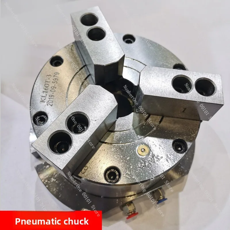 Pneumatic three-jaw chuck kl200qt-3 160 milling machine drilling machine cnc machining center