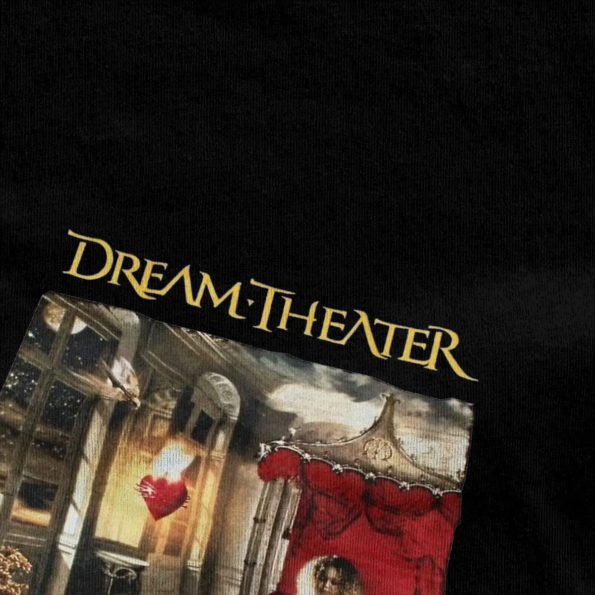 Men Women\'s Images Dream Theater Music Band T Shirts 100% Cotton Tops Novelty Short Sleeve O Neck Tees Printed T-Shirts