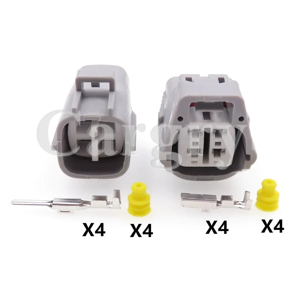1 Set 4P AC Assembly Auto Oxygen Sensor Electric Cable Sealed Connector 6189-0126 6188-0066 Car Waterproof Socket