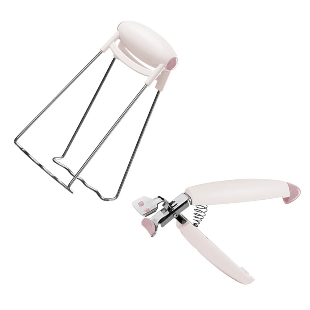 

1 Set Stainless Steel Anti-Hot Food Tongs Bowl Clip Holder For Kitchen Pan Gripper Camping Cookware Hot Plate Dish Pan Clip