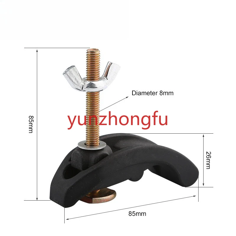 Bow Pressing Plate CNC Milling Machine Engraving Machine Accessories T-slot Table Nylon Plastic Material Fixture Pressing Plate